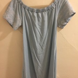 Athleta Casual Off-Shoulder Mini-Dress